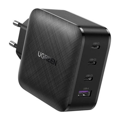 Мережевий зарядний пристрій UGREEN CD224 65W Wall Charger (3C1A) EU (UGR-70774) (UGR-70774)