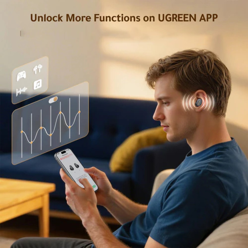 Навушники UGREEN WS220 Dots black (UGR-75628)