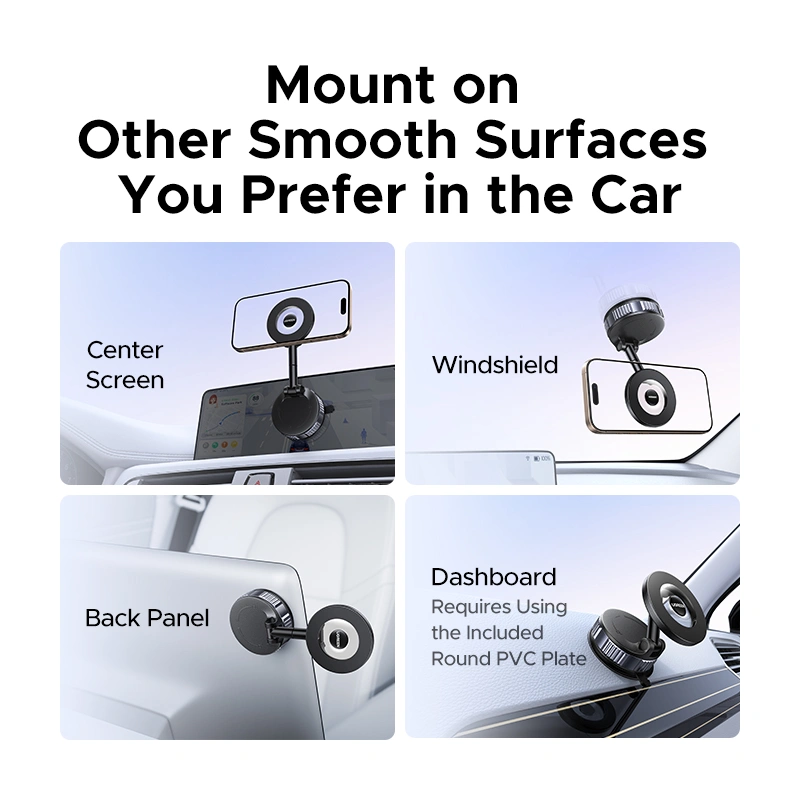 Автотримач для телефона UGREEN LP970 Suction Cup Magnetic Phone Mount (UGR-75666)