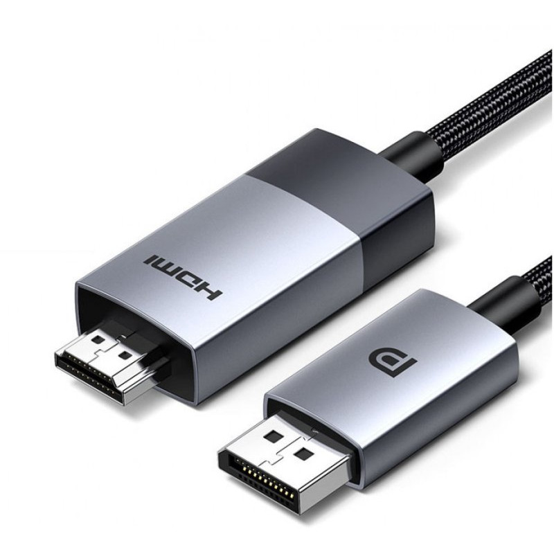 Кабель UGREEN DP115 DisplayPort to HDMI 8K Cable 2m(UGR-80397) (UGR-80397)