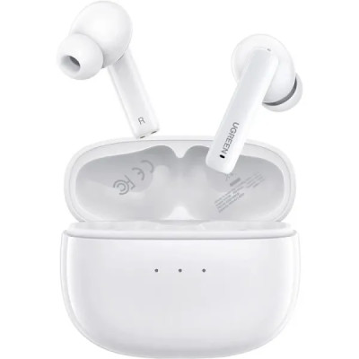 Бездротові навушники UGREEN WS106 HiTune T3 Active Noise-Cancelling Wireless Earbuds,IPX5, White(UGR-90206) (UGR-90206)
