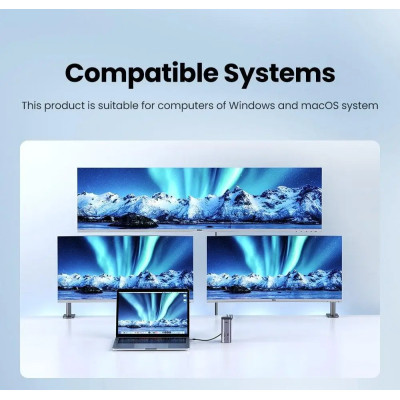 USB-хаб Ugreen USB-C Multifunctional Docking Station(13-in-1) (UGR-90325)