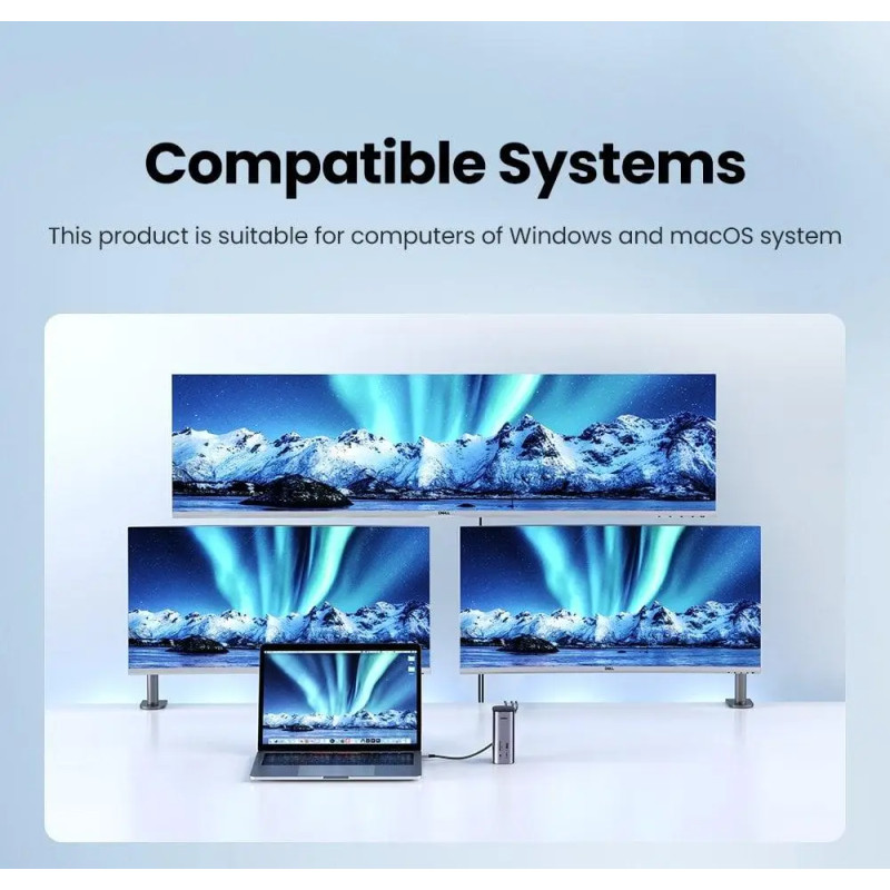 USB-хаб Ugreen USB-C Multifunctional Docking Station(13-in-1) (UGR-90325)