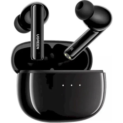 Бездротові навушники UGREEN WS106 HiTune T3 Active Noise-Cancelling Wireless Earbuds, IPX5, Black (UGR-90401) (UGR-90401)