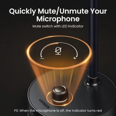 Настільний мікрофон UGREEN CM564 Desktop USB Microphone(UGR-90416) (UGR-90416)