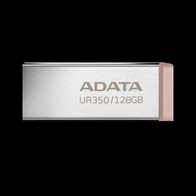 Флеш-накопичувач ADATA USB 3.2 UR 350 128Gb Silver/Beige (UR350-128G-RSR/BG)
