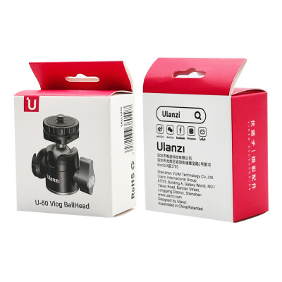 Адаптер кронштейн Ulanzi Vijim Dual Cold Shoe Ballhead (UV-2046 U60) (2046) Адаптер кронштейн Ulanzi Vijim Dual Cold Shoe Ballhead (UV-2046 U60) (2046)