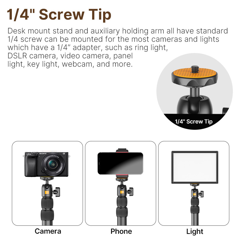 Штатив-тримач Ulanzi Vijim Desktop Extendable Light Stand (UV-2487 LS02) (2487)