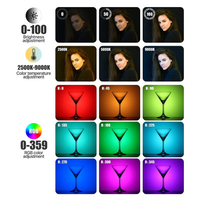 Відеосвітло Ulanzi Vijim light Black (UV-2495 VL120RGB) (2495) Відеосвітло Ulanzi Vijim light Black (UV-2495 VL120RGB) (2495)
