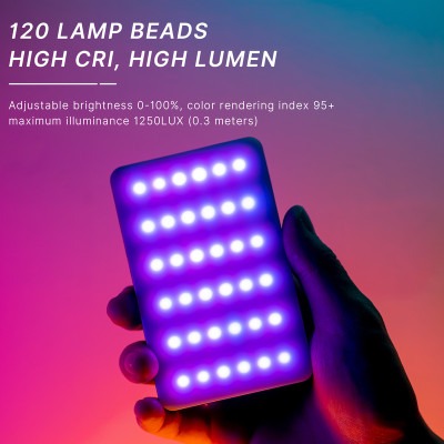 Відеосвітло Ulanzi Vijim light Black (UV-2495 VL120RGB) (2495) Відеосвітло Ulanzi Vijim light Black (UV-2495 VL120RGB) (2495)