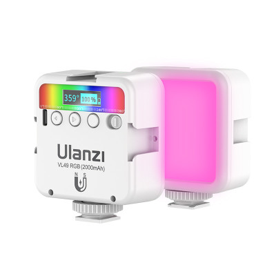 Відеосвітло Ulanzi VL49 Rechargeable Mini RGB Light 6W White (2586) (2586)