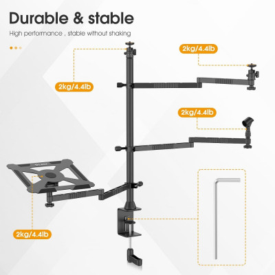Штатив-тримач Ulanzi LS23 desktop setup stand (UV-2913 LS23) (2913)