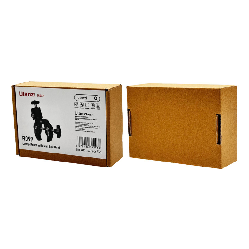 Шарнірне кріплення Ulanzi R099 Ball Heads with Clamp (UV-2993 R099) (2993)