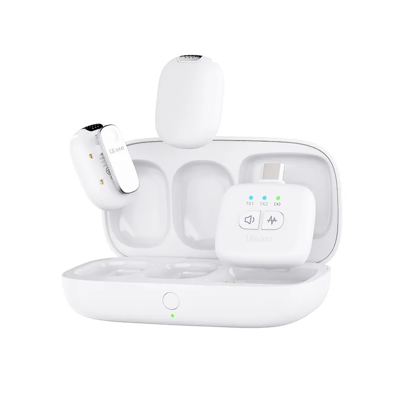 Бездротова мікрофонна система Ulanzi A30 Tiny dual-mic (Type-C) White (A013GBW1) (A013GBW1)