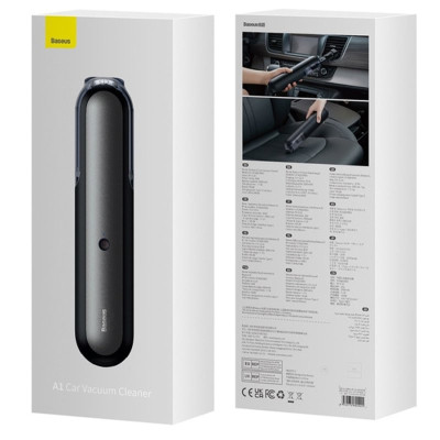 Автомобільний пилосос Baseus A1 Car Vacuum Cleaner Dark Space Black (VCAQ010001)