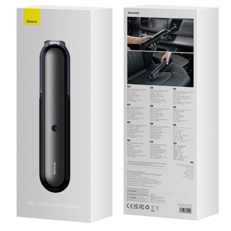 Автомобільний пилосос Baseus A1 Car Vacuum Cleaner Dark Space Black (VCAQ010001)