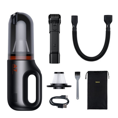 Автомобільний пилосос Baseus A7 Cordless Car Vacuum Cleaner Dark Gray (VCAQ020013)