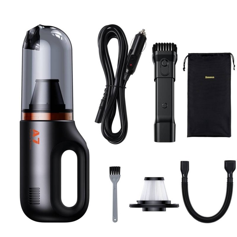 Автомобільний пилосос Baseus A7 Car Vacuum Cleane Dark Gray (VCAQ020213)