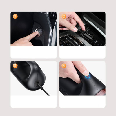 Автомобільний пилосос Baseus A7 Car Vacuum Cleane Dark Gray (VCAQ020213) Автомобільний пилосос Baseus A7 Car Vacuum Cleane Dark Gray (VCAQ020213)