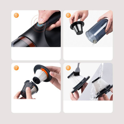 Автомобільний пилосос Baseus A7 Car Vacuum Cleane Dark Gray (VCAQ020213) Автомобільний пилосос Baseus A7 Car Vacuum Cleane Dark Gray (VCAQ020213)