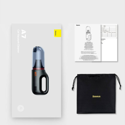 Автомобільний пилосос Baseus A7 Car Vacuum Cleane Dark Gray (VCAQ020213) Автомобільний пилосос Baseus A7 Car Vacuum Cleane Dark Gray (VCAQ020213)