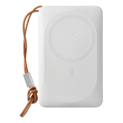 Зовнішній акумулятор VEGER 10000 mAh with wireless charging compatible with MagSafe PD QC3.0 2A 20W MagOn (VP1151 / W1151) white (VG-VP1151/W1151)