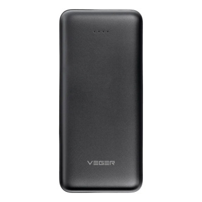 Зовнішній акумулятор VEGER 20000 mAh 2A A20 (W2015) black (VG-W2015)