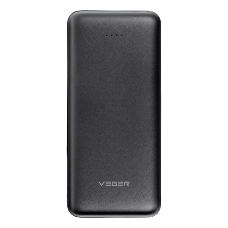 Зовнішній акумулятор VEGER 20000 mAh 2A A20 (W2015) black (VG-W2015)