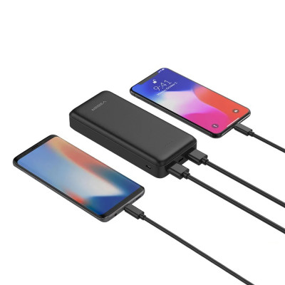 Зовнішній акумулятор VEGER 20000 mAh 2A A20 (W2015) black (VG-W2015) Зовнішній акумулятор VEGER 20000 mAh 2A A20 (W2015) black (VG-W2015)