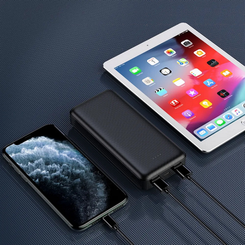 Зовнішній акумулятор VEGER 20000 mAh 2A A20 (W2015) black (VG-W2015)