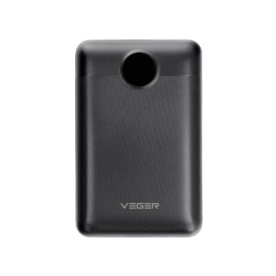 Зовнішній акумулятор VEGER 20000 mAh PD QC3.0 2A 22,5W S20 (W2053) black (VG-W2053)