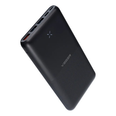 Зовнішній акумулятор VEGER 20000 mAh PD QC3.0 3A 20W S22 (W2060) black (VG-W2060)
