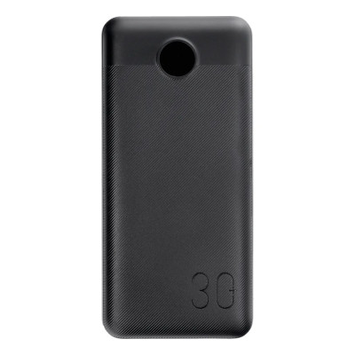 Зовнішній акумулятор VEGER 30000 mAh PD QC3.0 3A 20W L30 (W3008PD) black (VG-W3008PD)