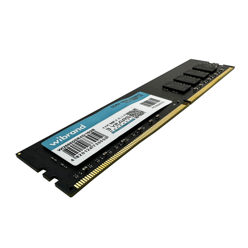 Оперативна пам'ять DDR4 Wibrand 16GB 2666MHz CL19 DIMM (WI2666DDR4D/16GB)