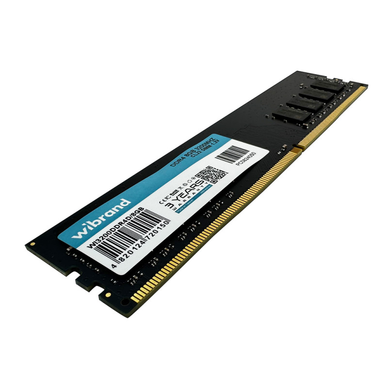 Оперативна пам'ять DDR4 Wibrand 8GB 3200MHz CL22 DIMM (WI3200DDR4D/8GB)