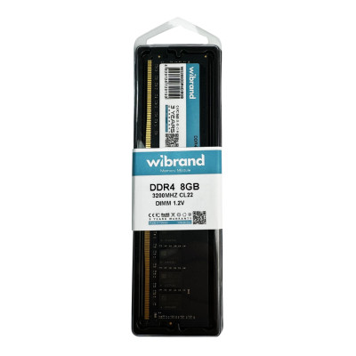 Оперативна пам'ять DDR4 Wibrand 8GB 3200MHz CL22 DIMM (WI3200DDR4D/8GB)