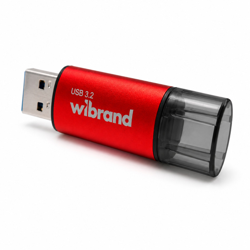 Флеш-накопичувач Wibrand USB 3.2 Gen1 Ladybug 128GB Red (WI3.2/LB128P10S)
