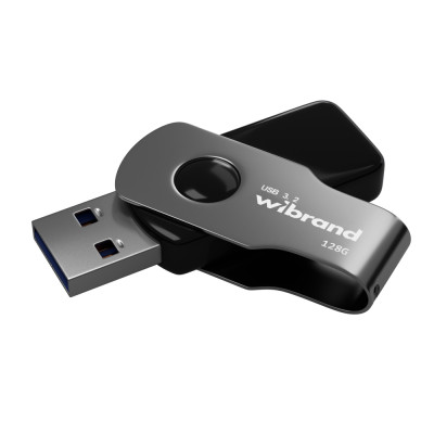 Флеш-накопичувач Wibrand USB 3.2 Gen1 Lizard 128GB Black (WI3.2/LI128P9B)