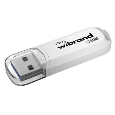 Флеш-накопичувач Wibrand USB 3.2 Gen1 Marten 128GB White (WI3.2/MA128P10W)