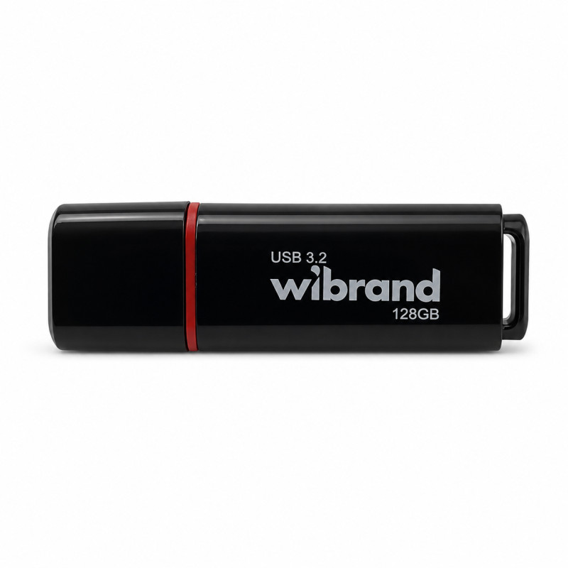 Флеш-накопичувач Wibrand USB 3.2 Gen1 Scarab 128GB Black (WI3.2/SC128P11B)