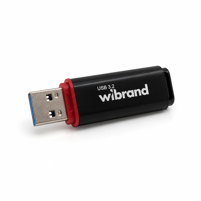 Флеш-накопичувач Wibrand USB 3.2 Gen1 Scarab 128GB Black (WI3.2/SC128P11B)
