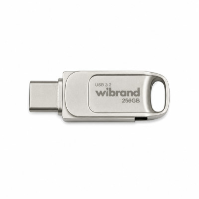 Флеш-накопичувач Wibrand USB 3.2 Gen1 Bee 256GB USB Type-A/USB Type-C Silver (WI3.2TC/BE256TC039S)