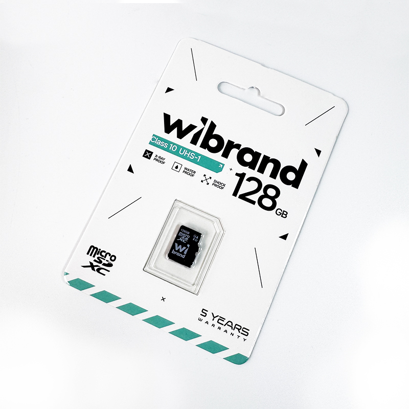 Карта пам'яті microSDXC (UHS-1) Wibrand 128Gb class 10 (WICDHU1/128GB)