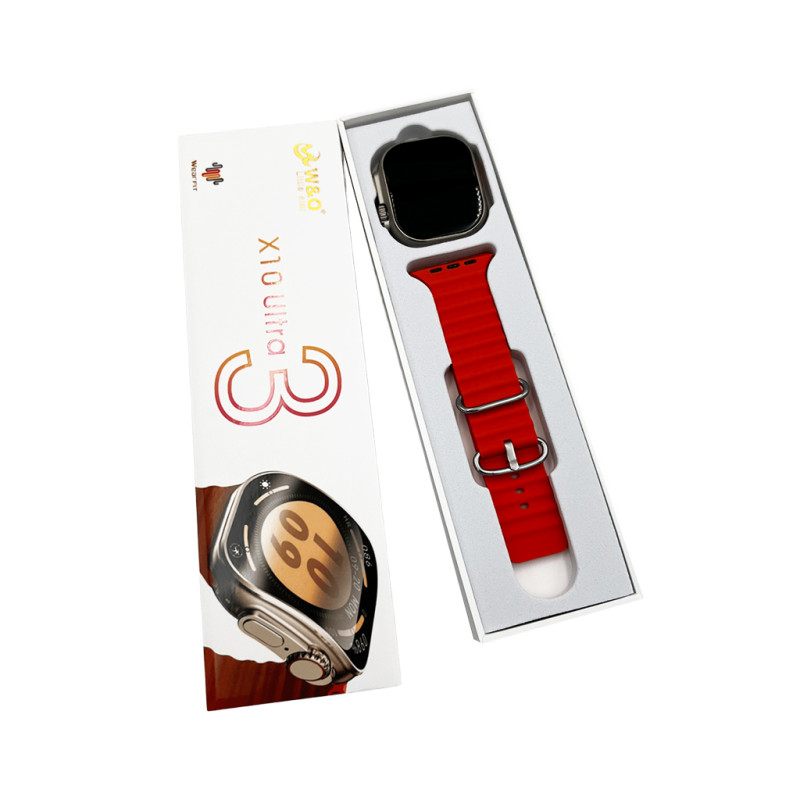 Смарт-годинник W&O X10 Ultra 3 49mm. 300 mAh. IP67 Gold (WOX10U3GO)