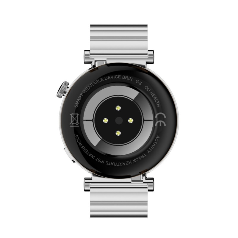 Смарт-годинник W&O X6 Pro Plus 38mm. 280 mAh. Amoled+IP67 Silver (WOX6PSI)
