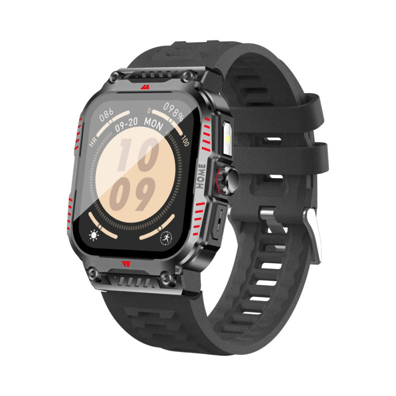 Смарт-годинник W&O X7 Plus 44mm. 300 mAh. IP67 Black (WOX7PBL)