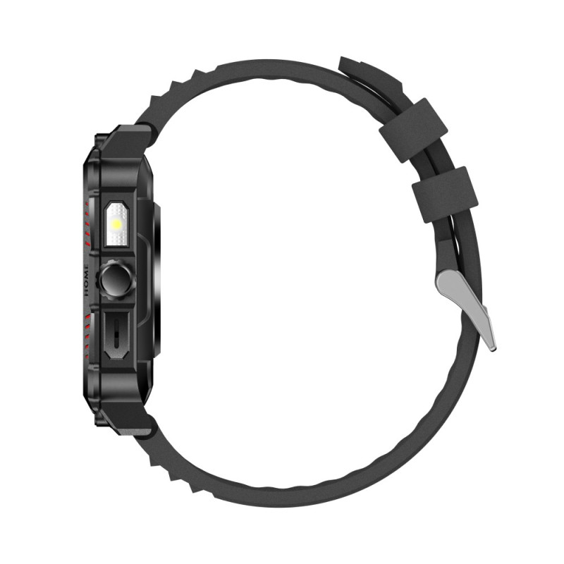 Смарт-годинник W&O X7 Plus 44mm. 300 mAh. IP67 Black (WOX7PBL)