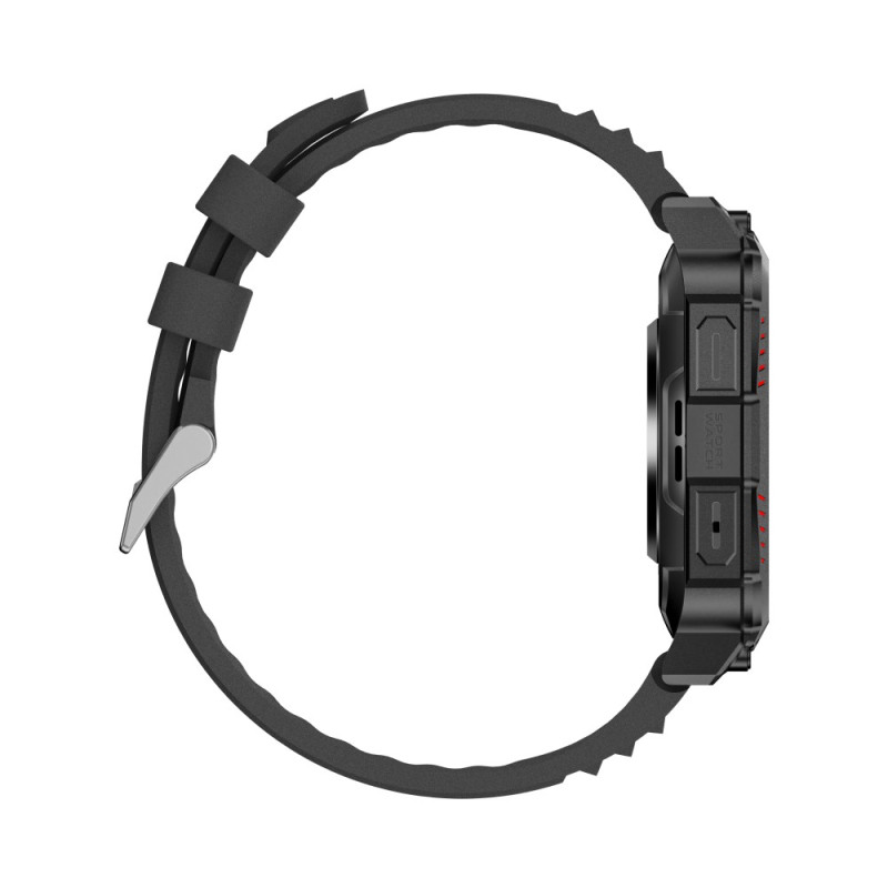 Смарт-годинник W&O X7 Plus 44mm. 300 mAh. IP67 Black (WOX7PBL)