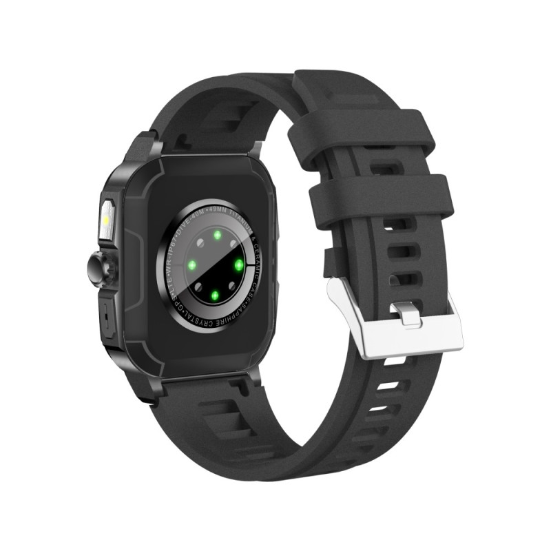 Смарт-годинник W&O X7 Plus 44mm. 300 mAh. IP67 Black (WOX7PBL)