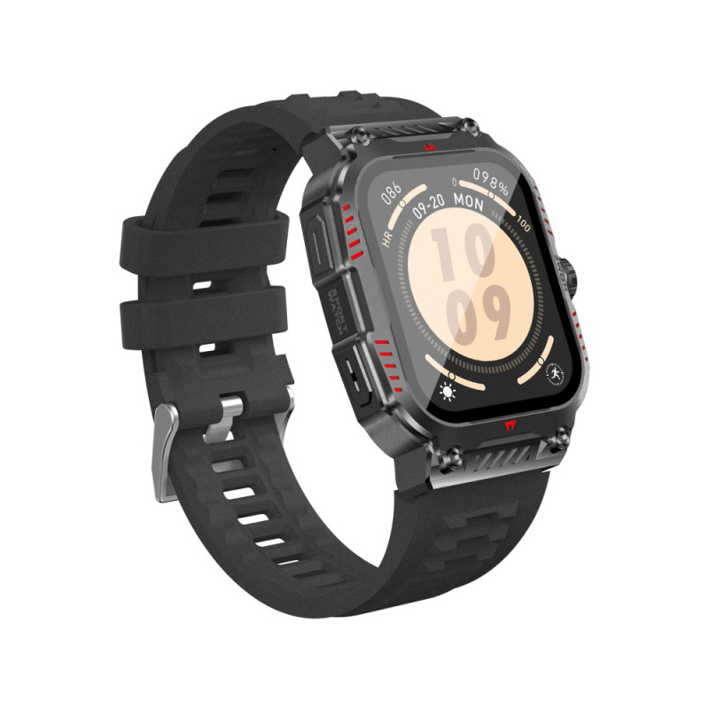 Смарт-годинник W&O X7 Plus 44mm. 300 mAh. IP67 Black (WOX7PBL)